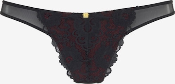 JETTE - Tanga em preto: frente