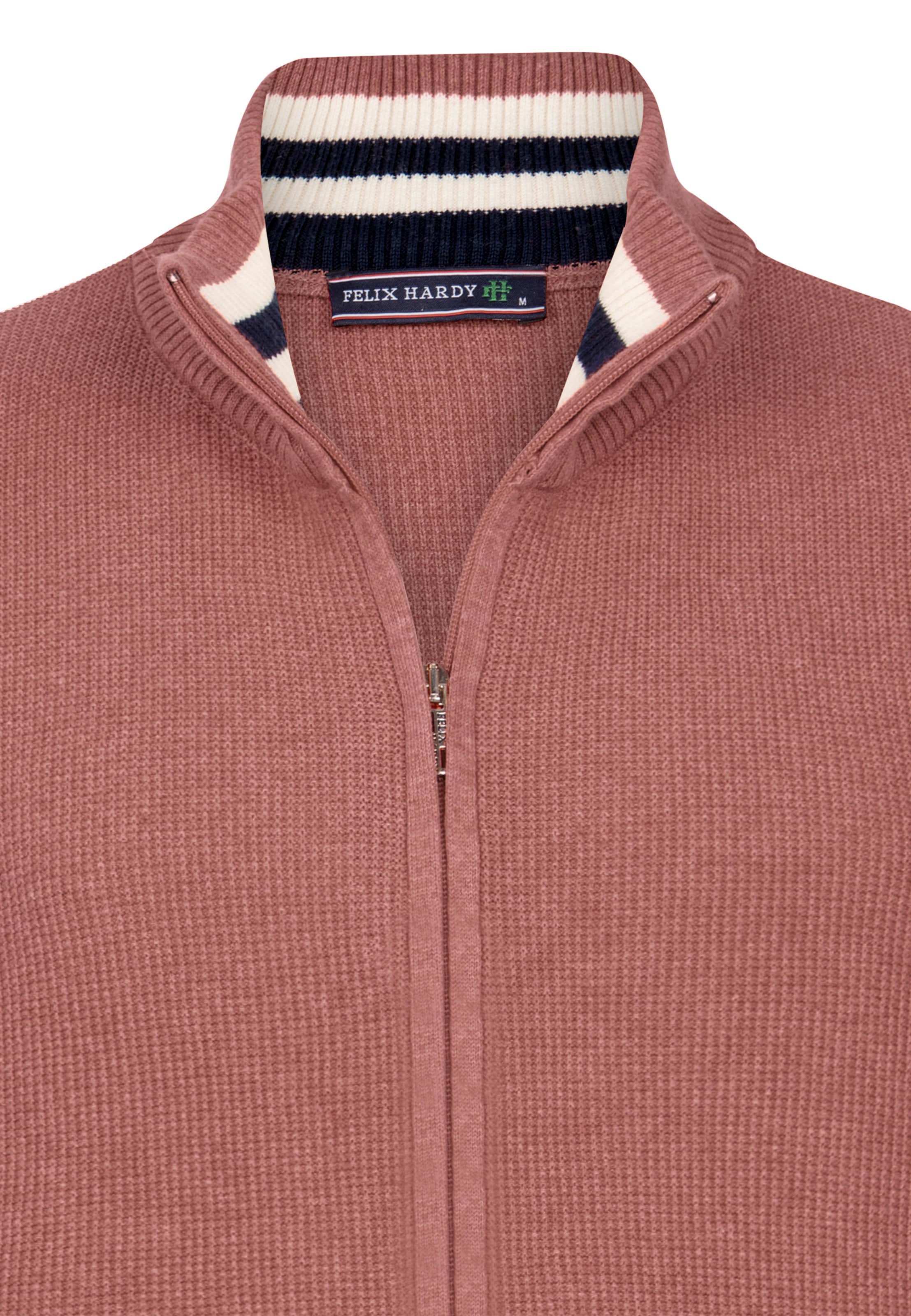 Felix Hardy Gebreid vest in Roze