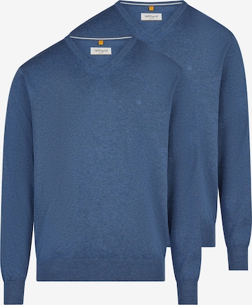 redmond Pullover 'Basic' in Blau: Vorderseite
