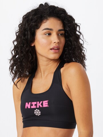 regular Reggiseno sportivo di NIKE in nero: frontale