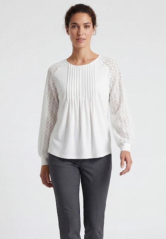 Chemisier usha BLACK LABEL en blanc : devant