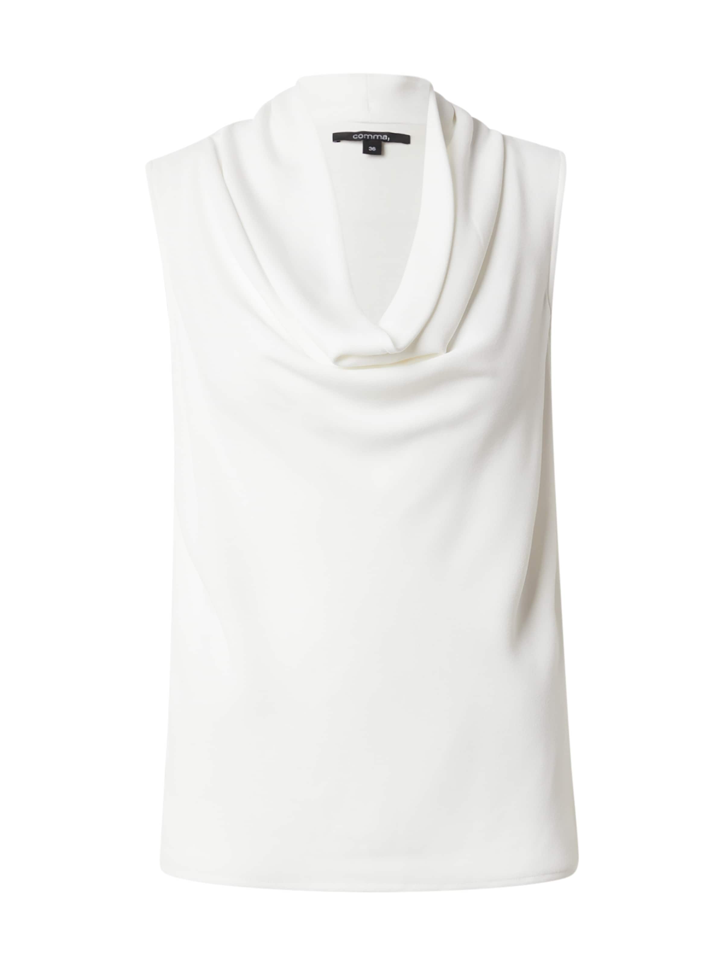 COMMA Top in Wit: voorkant