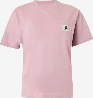 Carhartt WIP - Camisa em rosa: frente