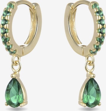 Luxenter - Brincos 'Intheon' em verde: frente