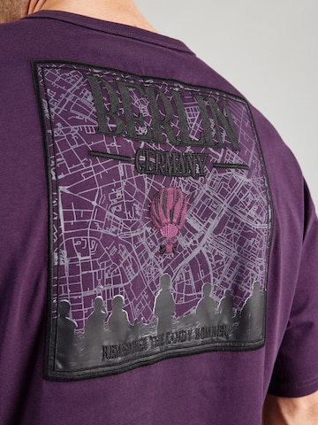 ALPHA INDUSTRIES Μπλουζάκι 'Berlin Candy Bomber' σε λιλά
