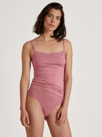 CALIDA Unterhemd 'Natural Comfort Lace'‌‌‌‌‌‌‌‌‌‌ in Pink