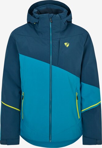 ZIENER Athletic Jacket 'TIMPA' in Blue: front