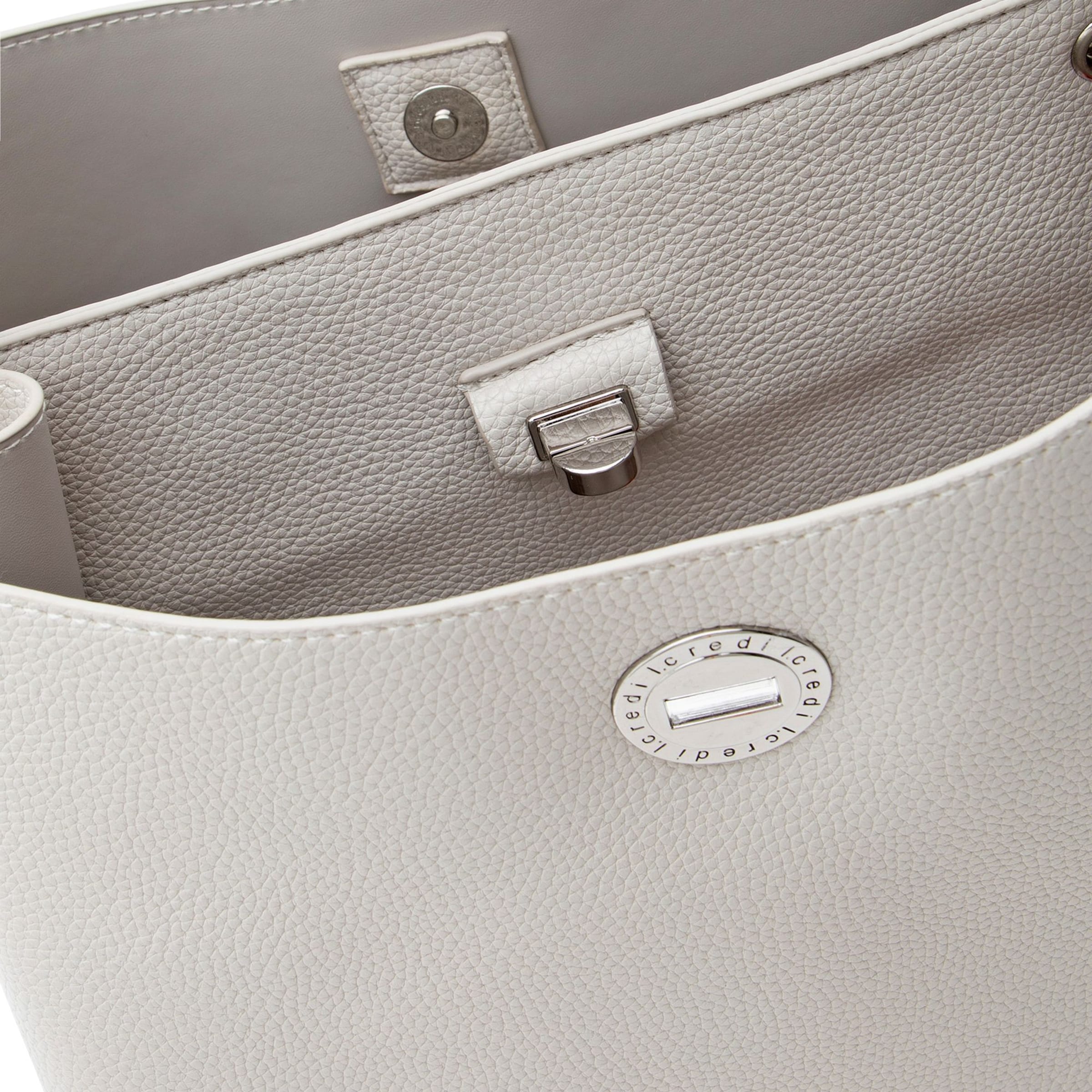 Borsa a spalla 'Rada ' di L.CREDI in bianco