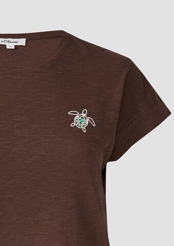 s.Oliver Shirt in Bruin
