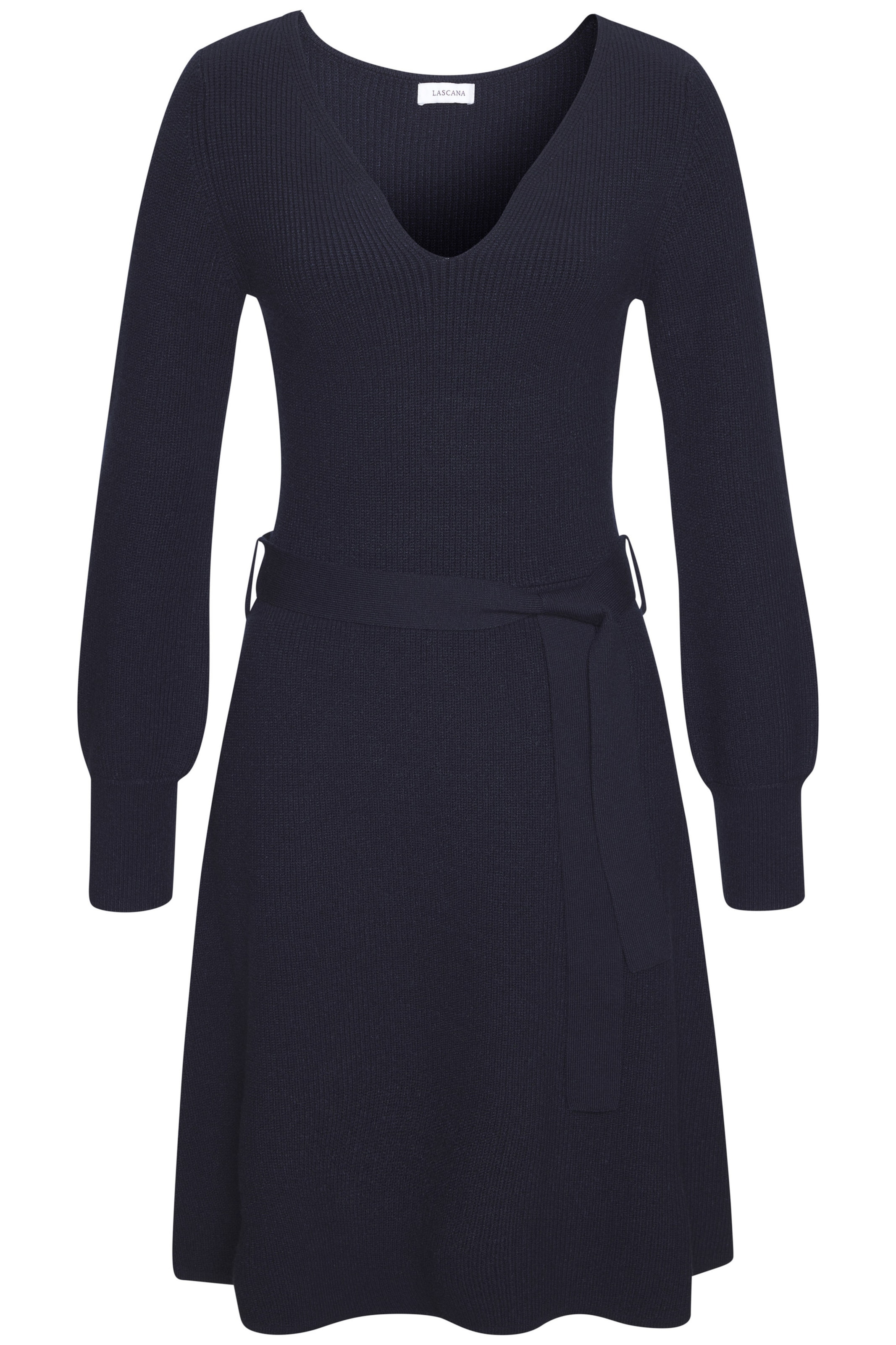 LASCANA Knitted dress in XS in marine blue, Item view