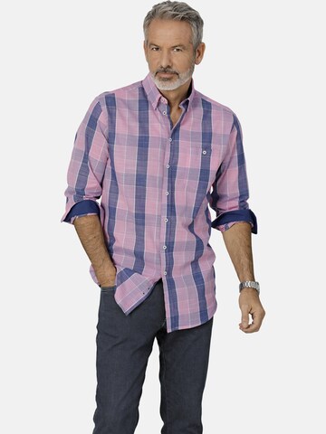 BABISTA Regular fit Button Up Shirt 'Floreventi' in Pink: front