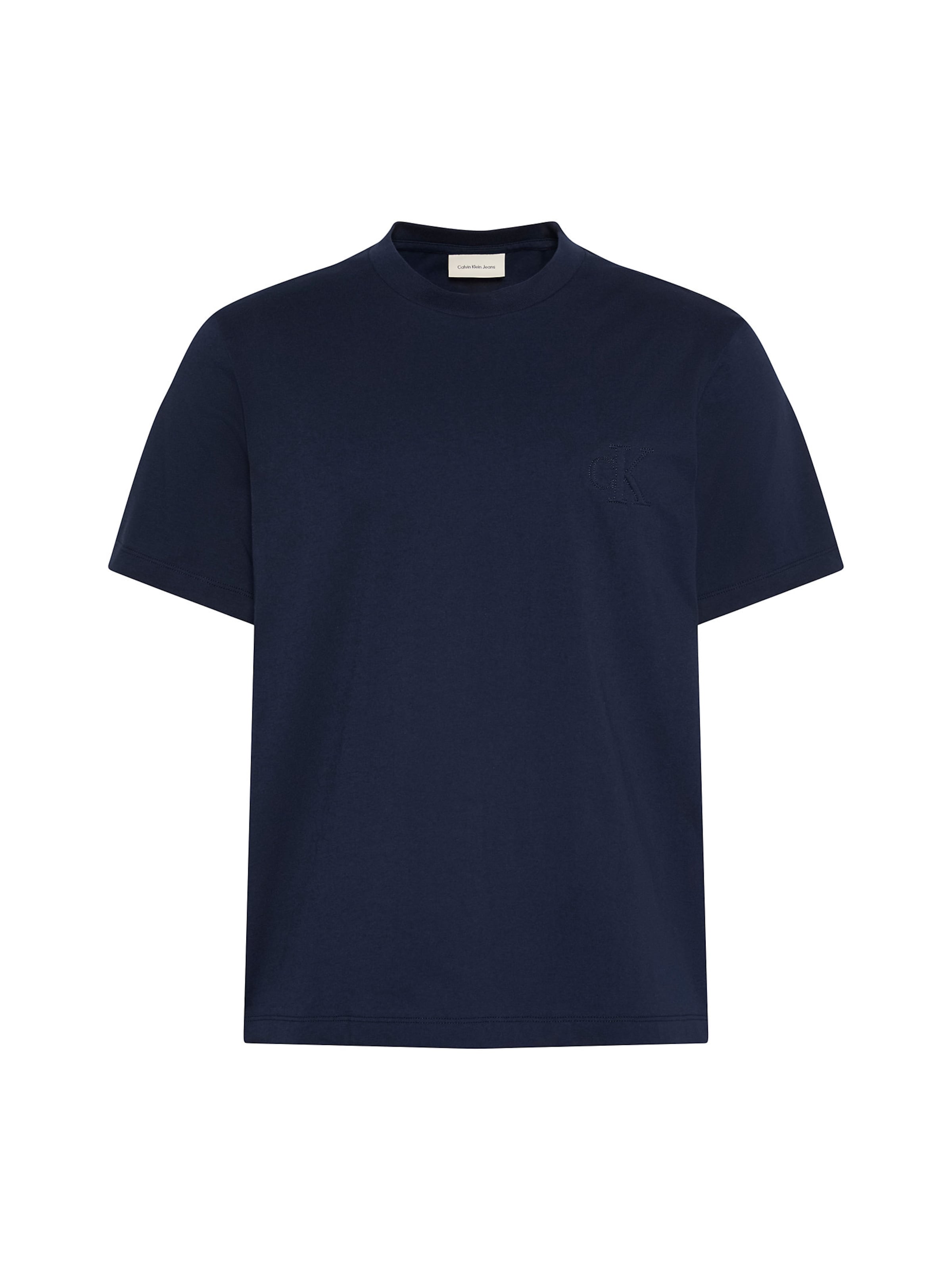 T-Shirt Calvin Klein Jeans en bleu : devant
