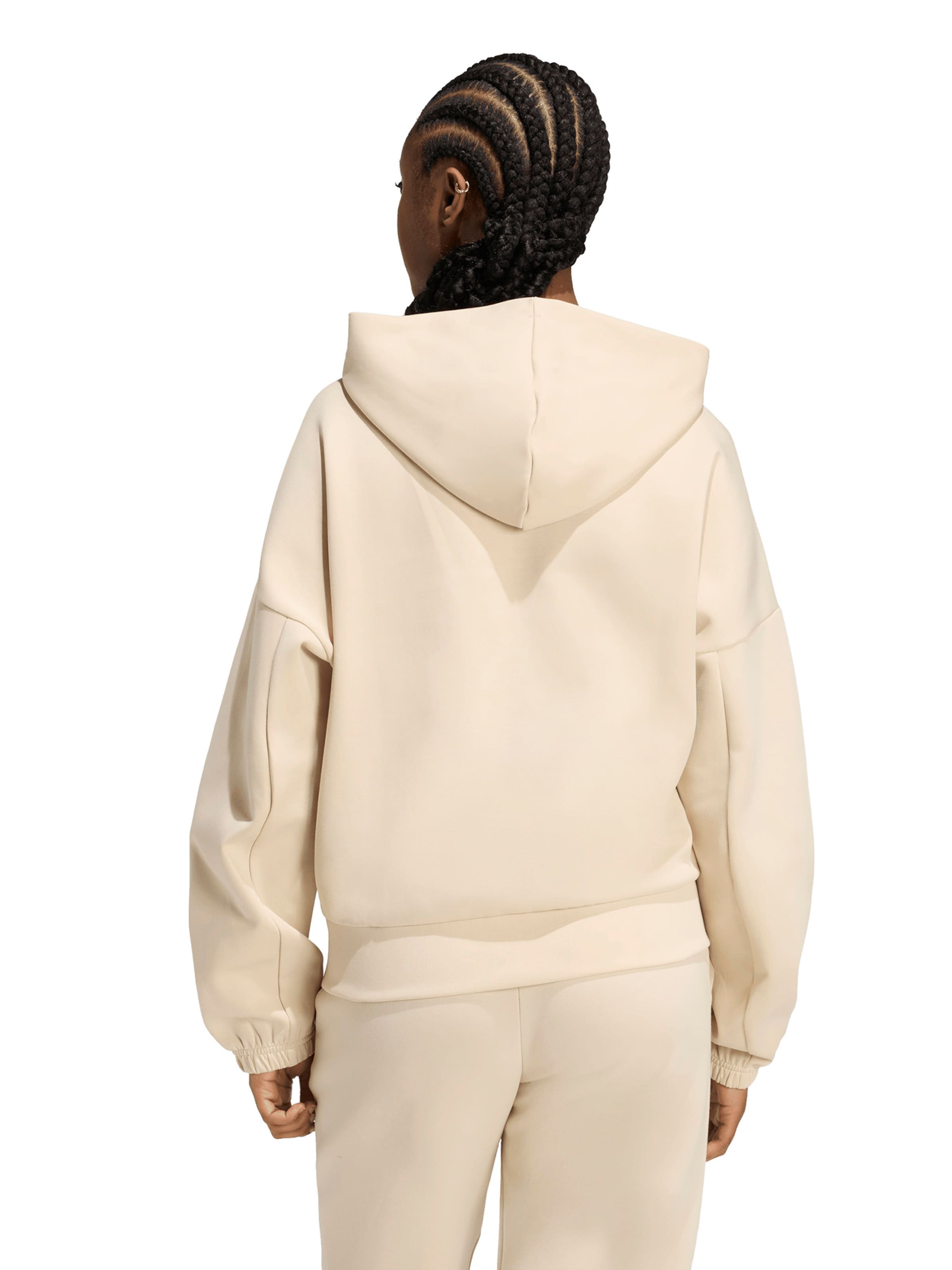 smėlio ADIDAS SPORTSWEAR Sportinis džemperis 'FI': galas