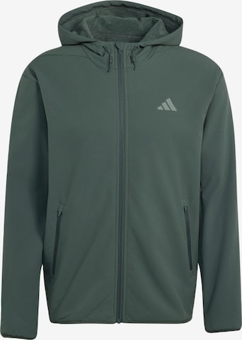 Giacca sportiva 'D4T' di ADIDAS PERFORMANCE in verde: frontale