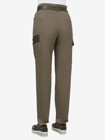 heine Regular Pleat-front trousers in Green