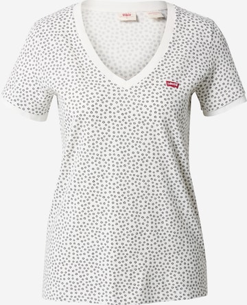 LEVI'S ® Shirt 'Perfect Vneck' in Wit: voorkant