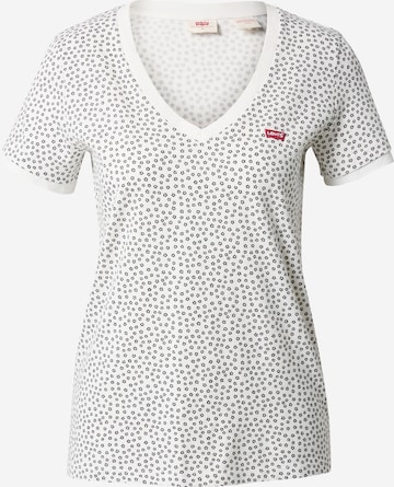 LEVI'S ® Póló 'PERFECT VNECK MULTI-COLOR' - fehér: elől