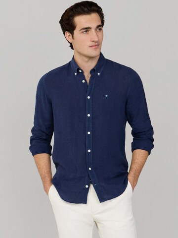 Coupe regular Chemise Hackett London en bleu