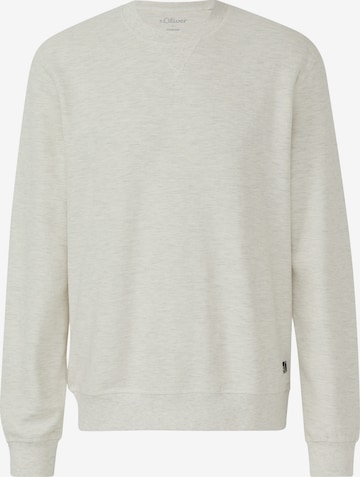 s.Oliver Sweatshirt in Beige: Vorderseite