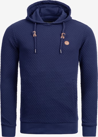 INDICODE JEANS Sweater in Blue: front