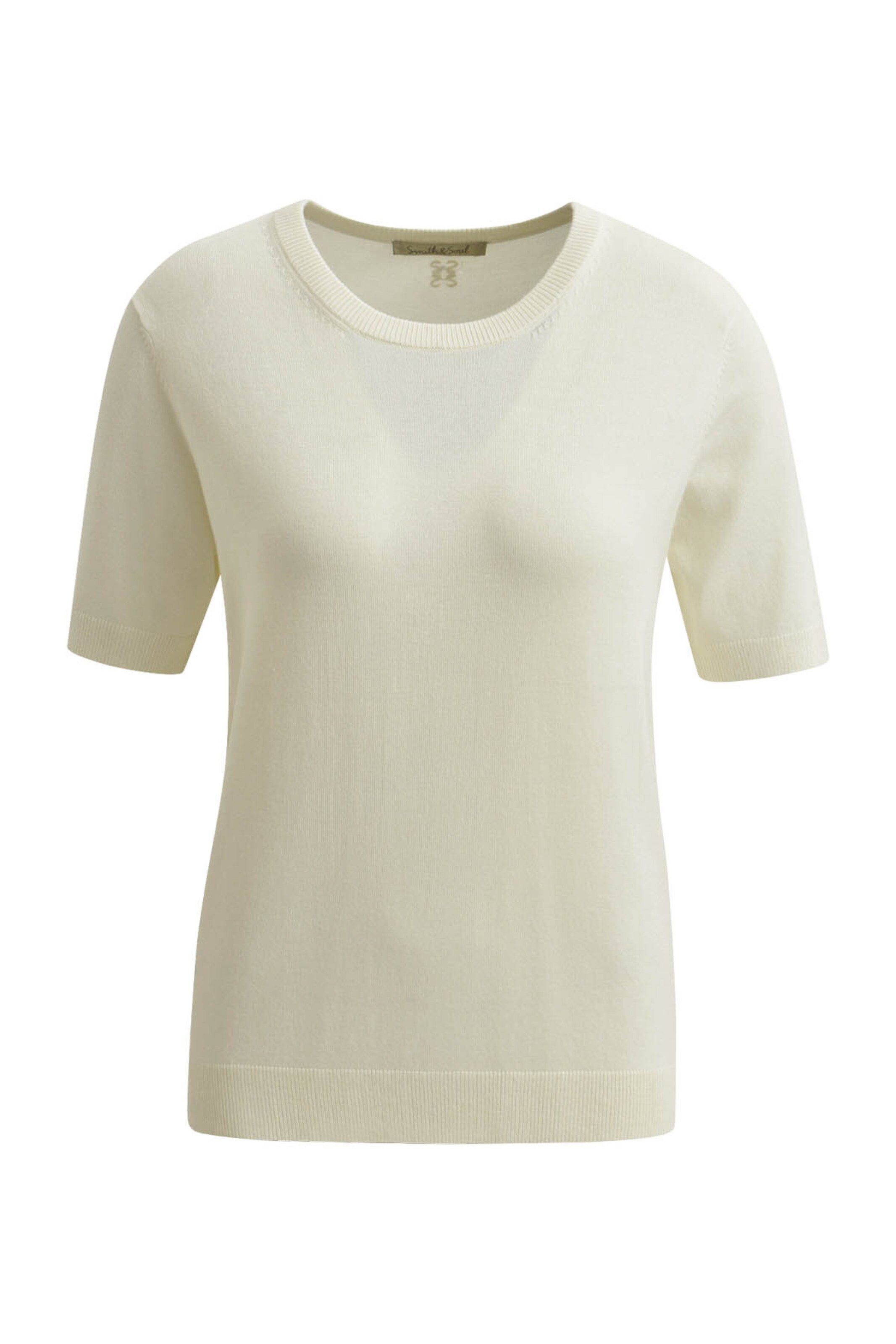 Smith&Soul Sweater in White: front