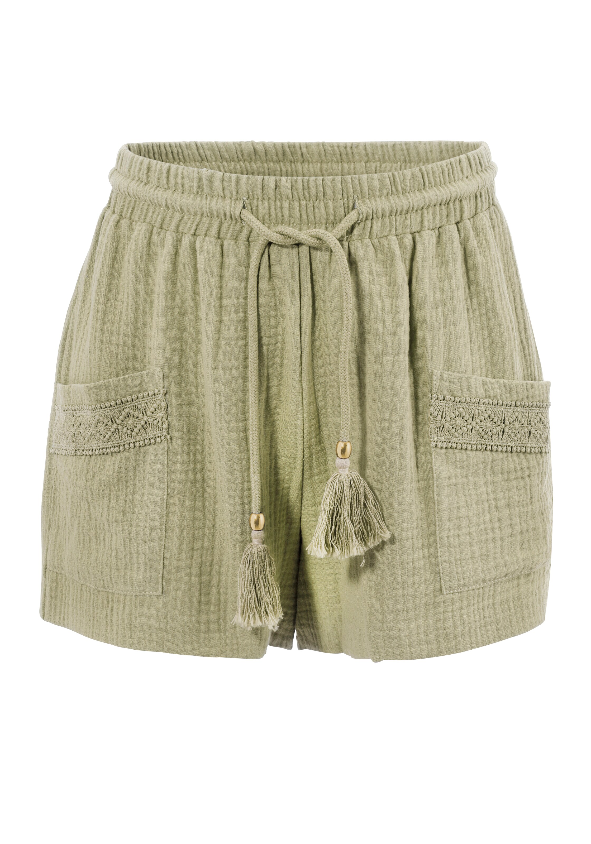 Aniston CASUAL Regular Pants in Green: front