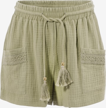 Aniston CASUAL Shorts in Grün: Vorderseite