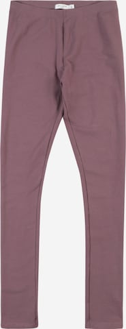 NAME IT - Skinny Leggings 'Davina' em roxo: frente