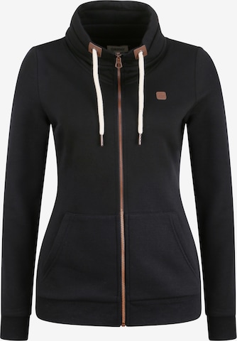 Oxmo Sweatjacke 'Vicky' in Schwarz: predná strana