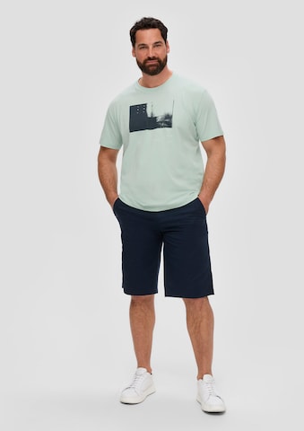 s.Oliver Men Big Sizes T-Shirt in Blau