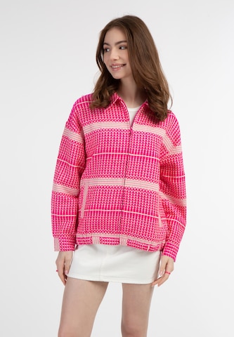 MYMO Between-Season Jacket in Pink: front