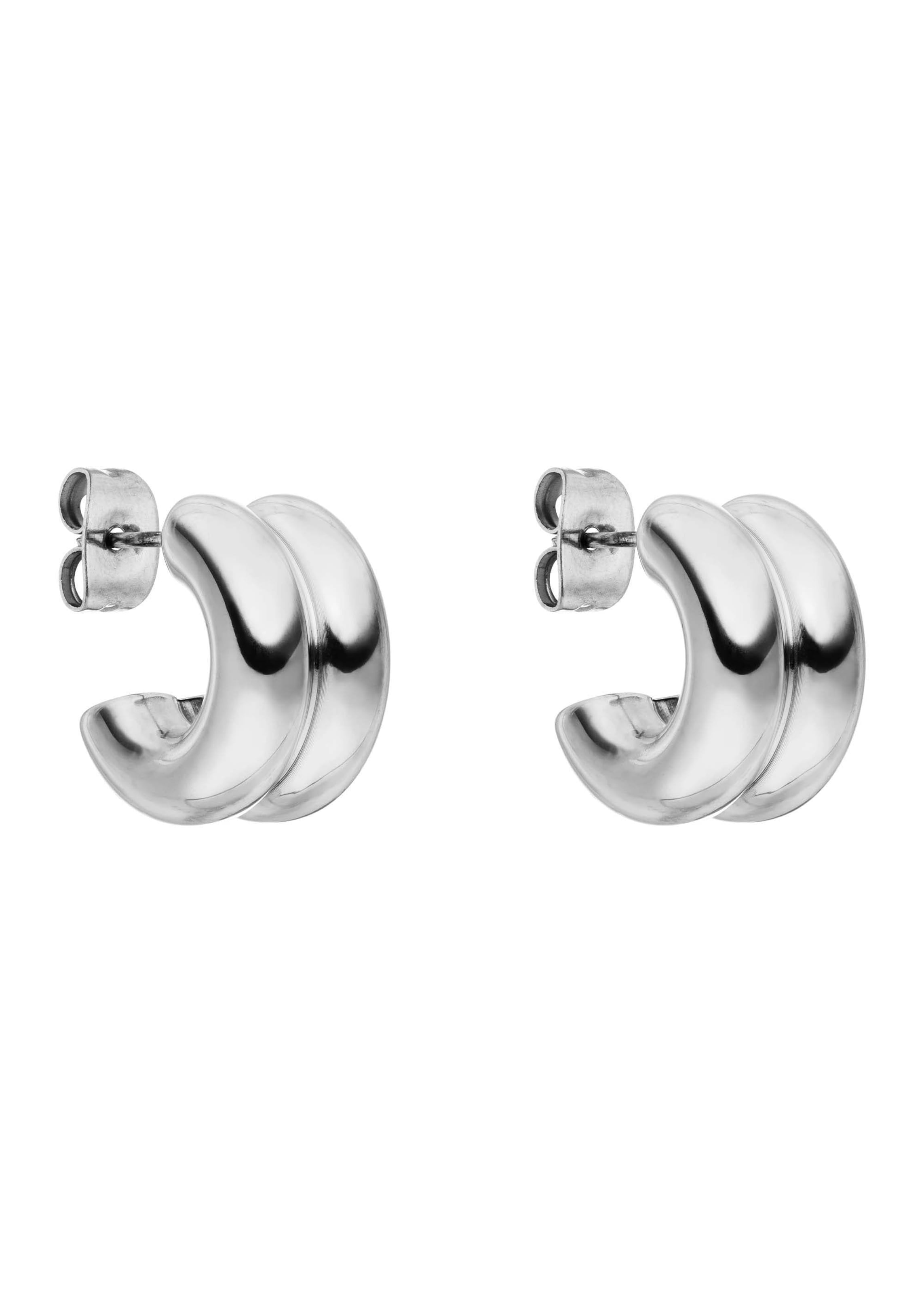 PURELEI Earrings 'Flow' in One Size in Silver, Item view