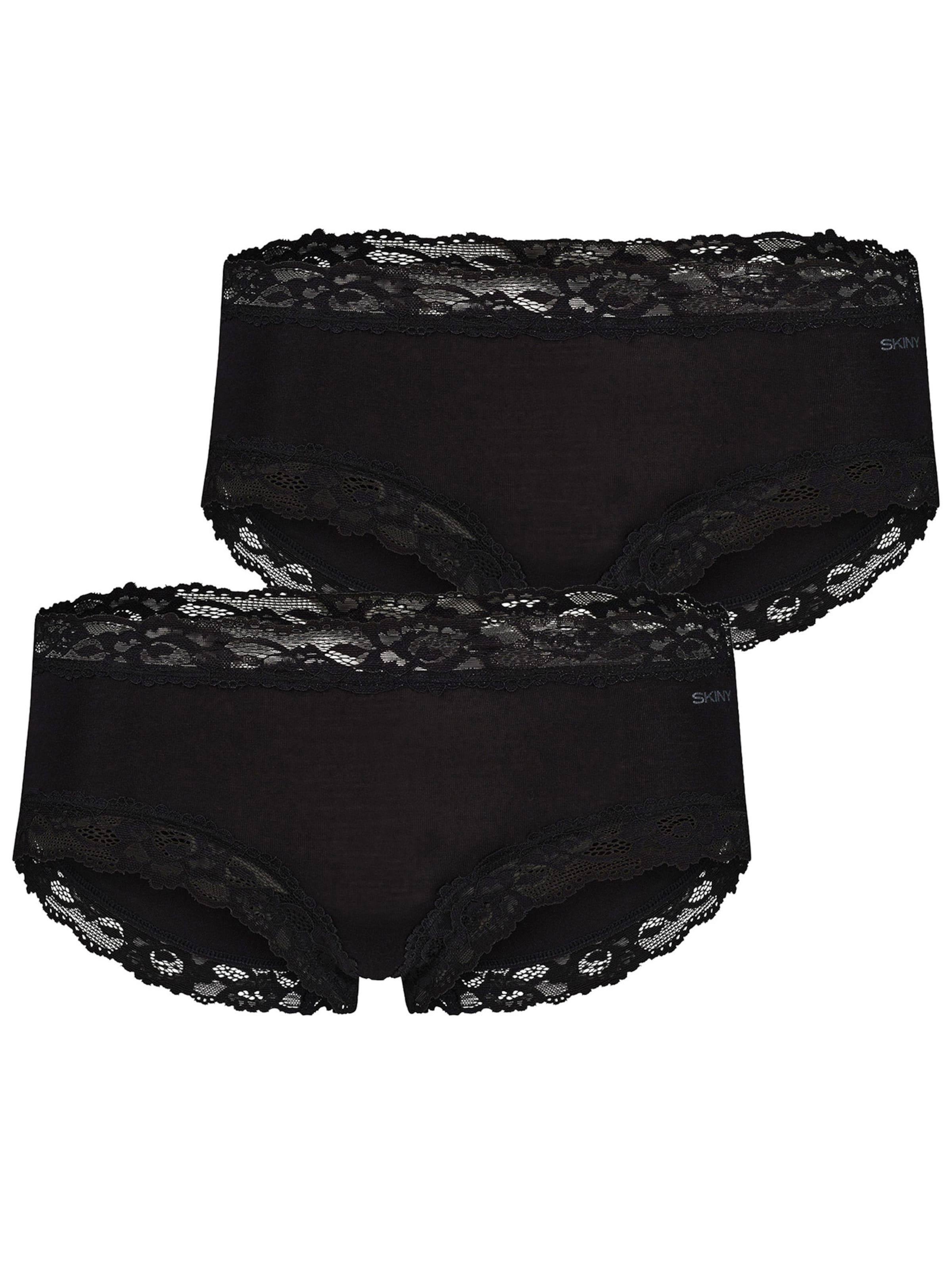 Culotte ' Advantage Modal Lace ' Skiny en noir : devant