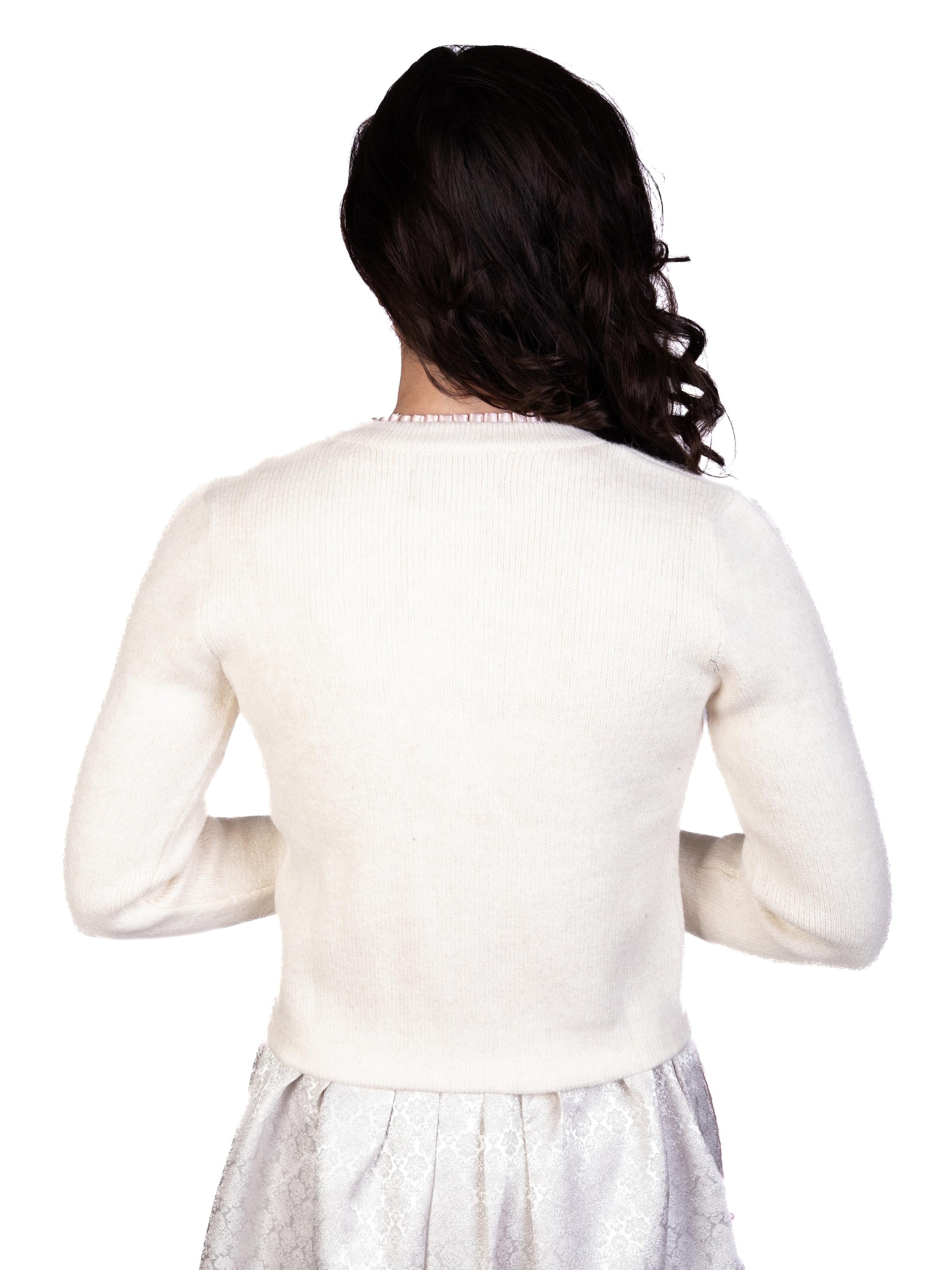 Trachtl Knitted Janker in White