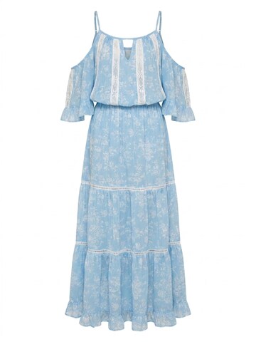 Miss June Dress 'Robe Longue Karena' in Pink: front