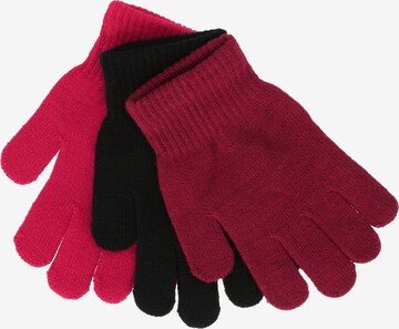 ZigZag Gloves 'Neckar' in Red: front