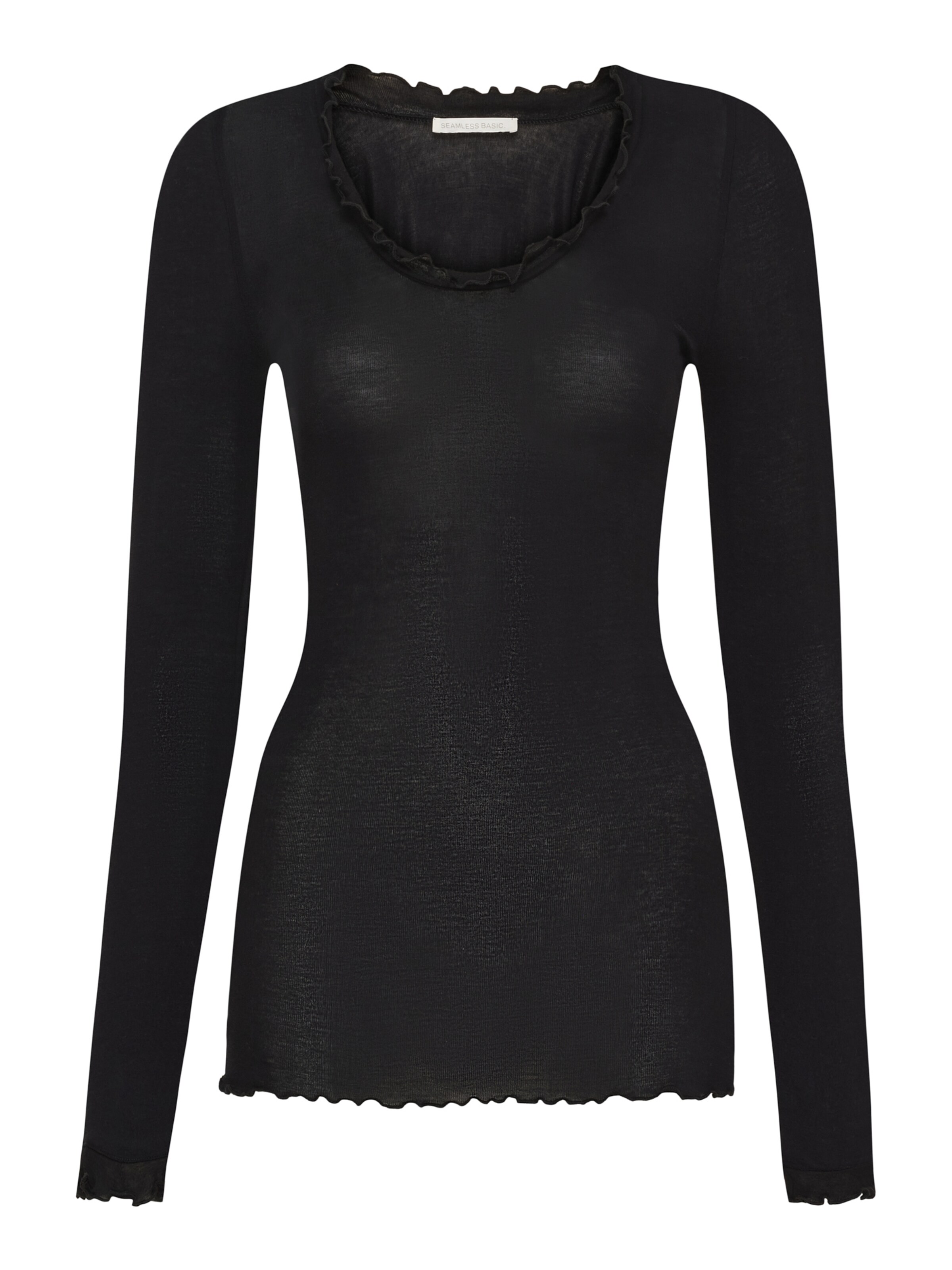 T-shirt 'Romance' Seamless Basic en noir : devant