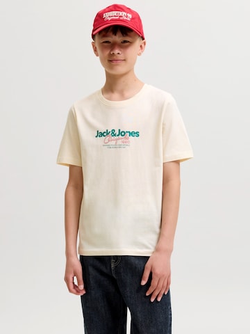 Jack & Jones Junior - Camiseta 'JORCASSIS' en blanco: frente