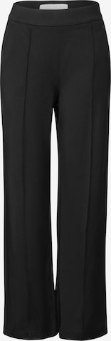 STREET ONE Loosefit Hose in Schwarz: Vorderseite