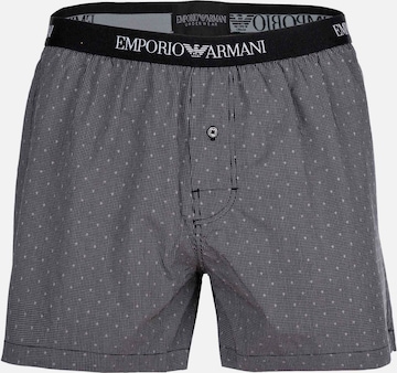 Boxers Emporio Armani en noir : devant