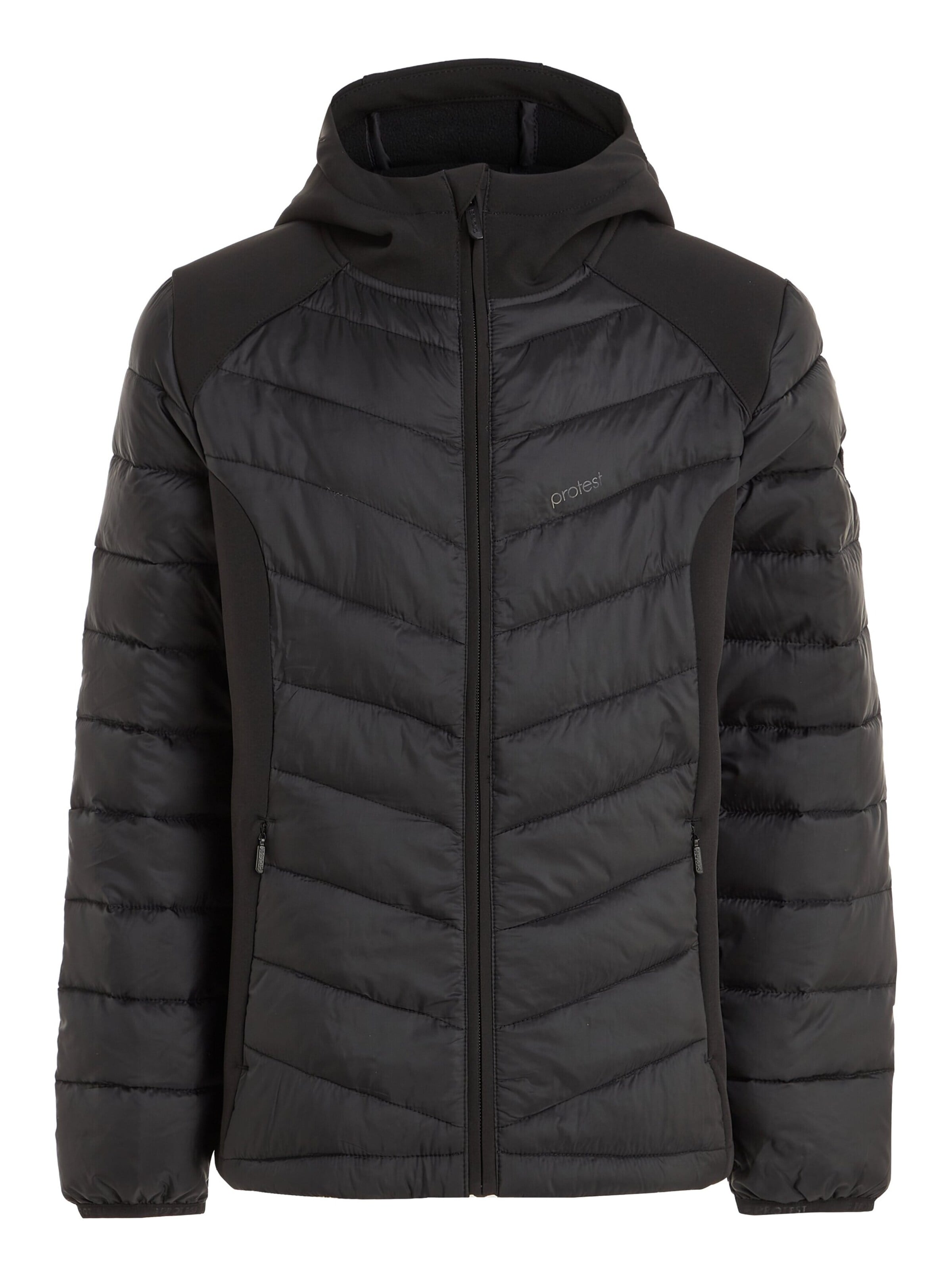 PROTEST Winter jacket 'PRTCHARON JR' in Black: front