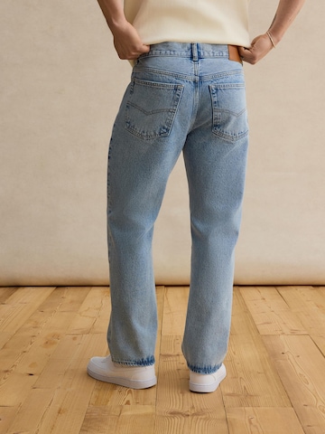 DAN FOX APPAREL Regularen Kavbojke 'Jack' | modra barva