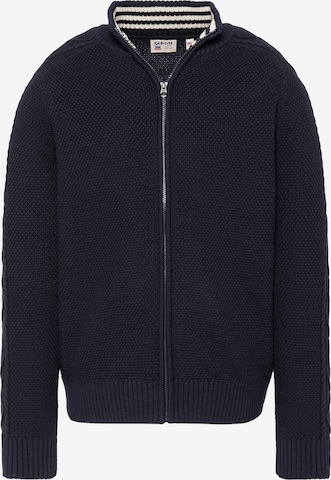 Vestes en maille Schott NYC en bleu : devant