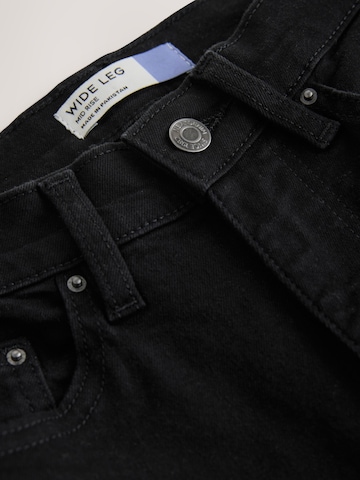 Next Zvonové kalhoty Džíny – černá