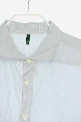STILE BENETTON Button Up Shirt in L in Grey