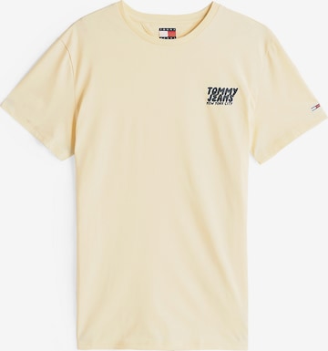 Tommy Jeans Shirt in Yellow: front