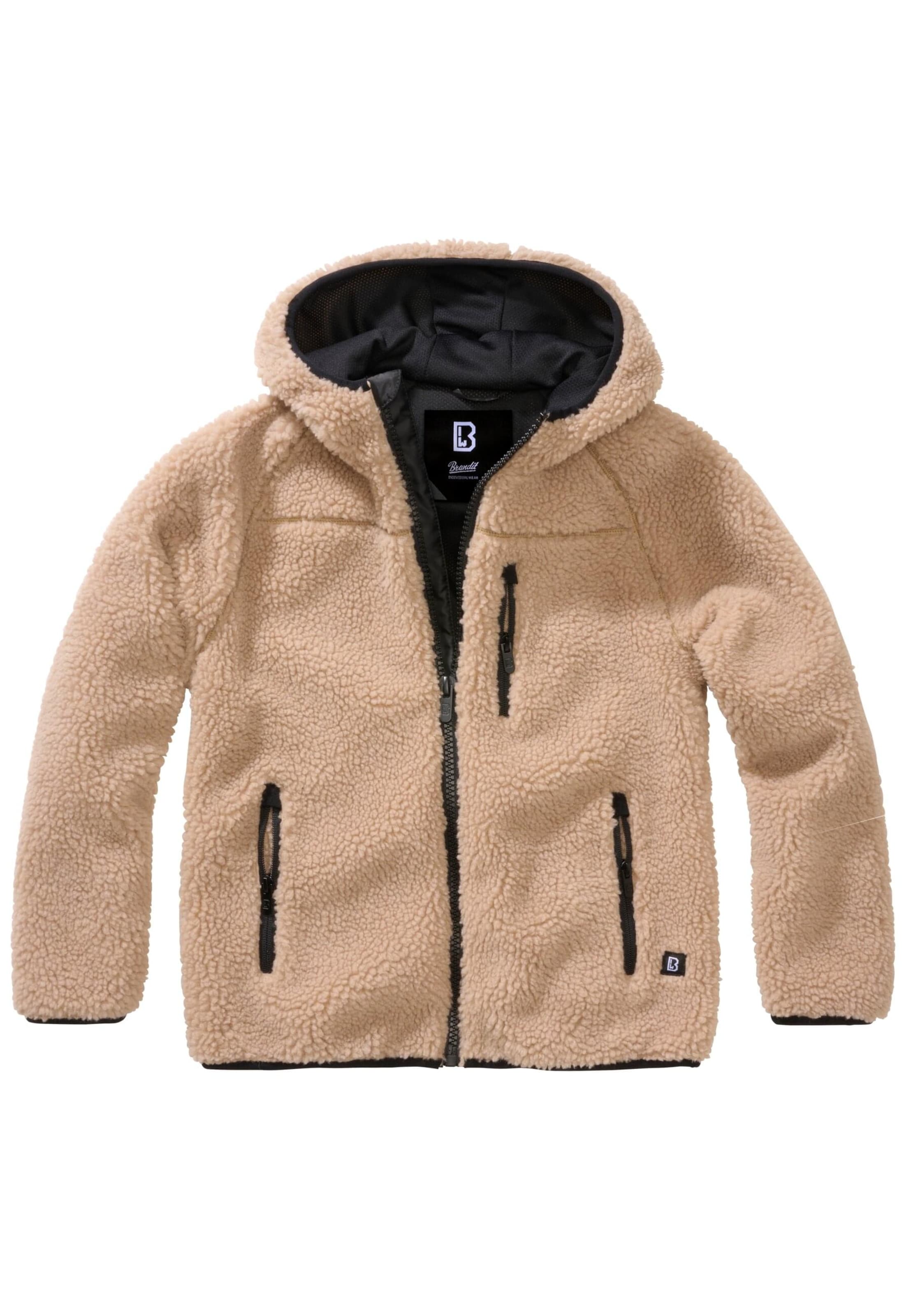 Brandit Between-season jacket in Beige: front