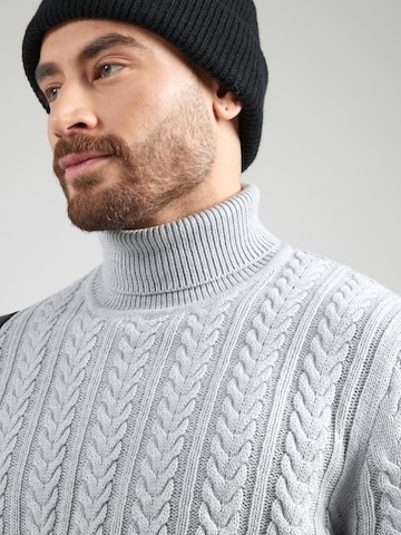 Pull-over 'JPRBLUSEAN' Jack & Jones Premium en gris