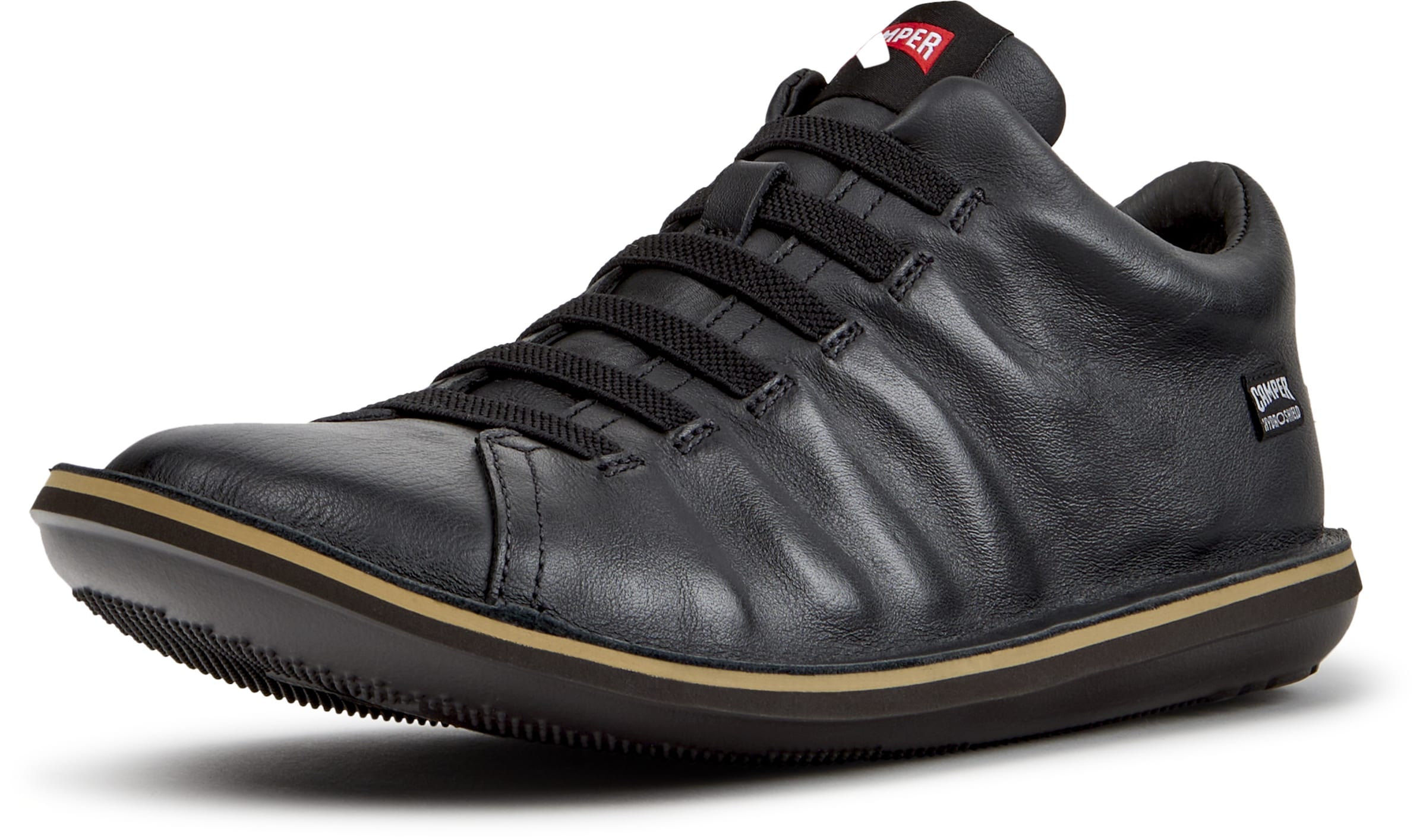 Sneaker bassa 'Beetle' di CAMPER in nero: frontale