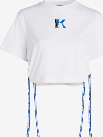 KARL LAGERFELD JEANS - Camisa em branco: frente
